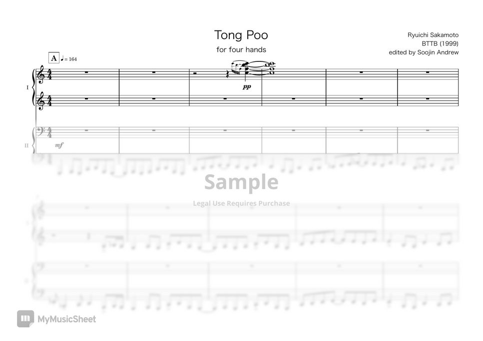 Ryuichi Sakamoto - Tong Poo by Soojin Andrew