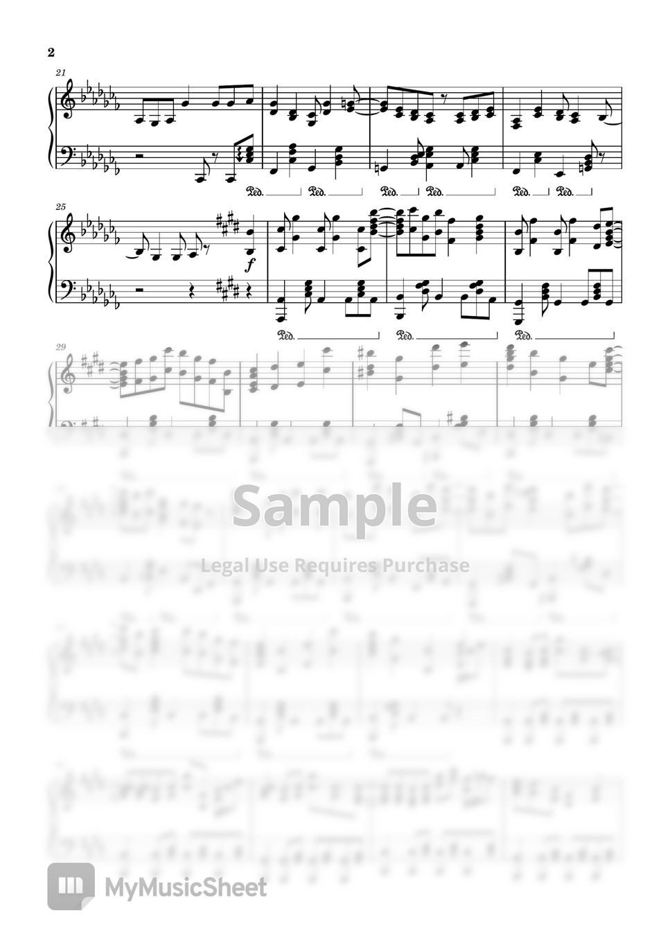 Yoasobi - Kaibutsu - Yoasobi (BEASTARS Season 2 OP) Piano Sheets by BWC