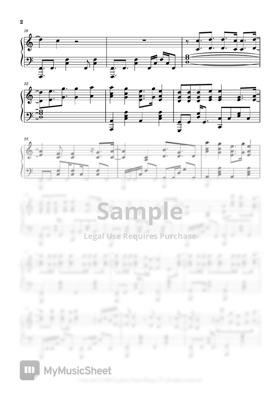 ONE OK ROCK - Prove Sheet Music by Leisure Piano Sheets YT