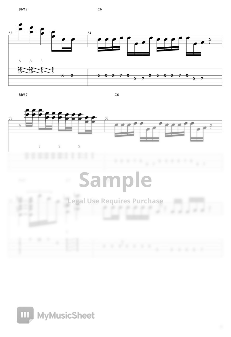 Mariya Takeuchi - Plastic Love by guitar cover with tab