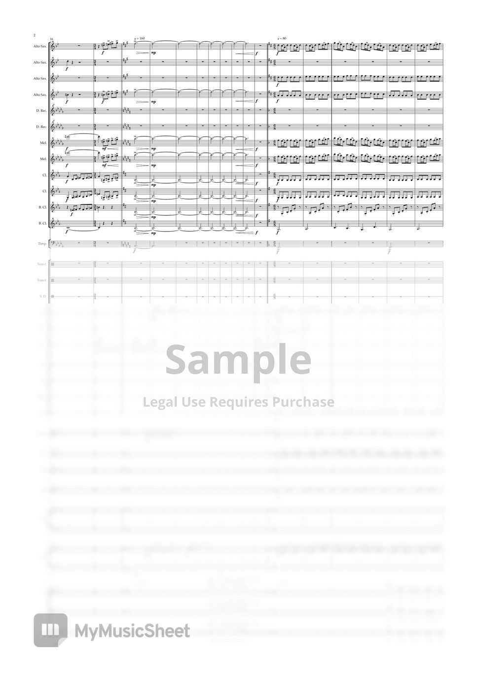 James newton howard running on raindrops full score sheets by