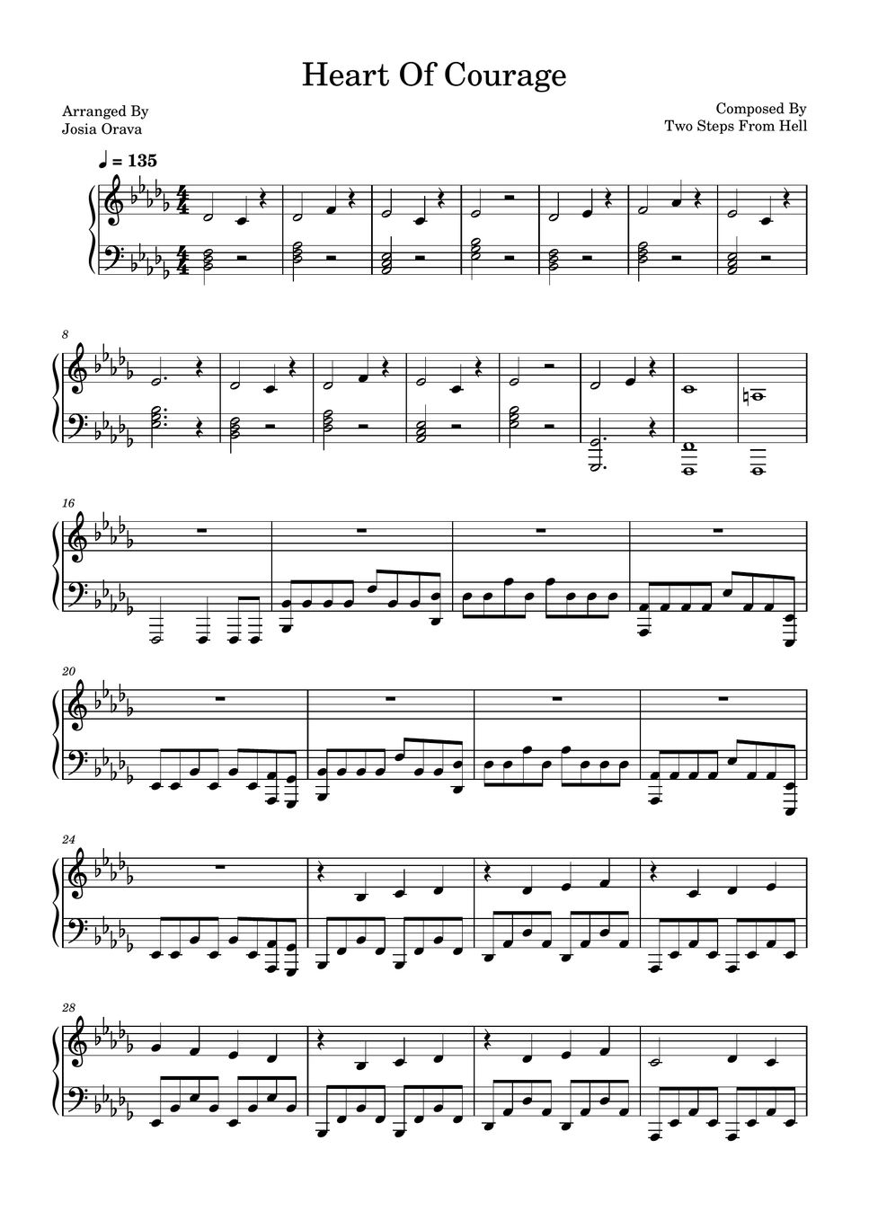 Two Steps From Hell - Heart Of Courage (Piano Sheet) by Josia Orava