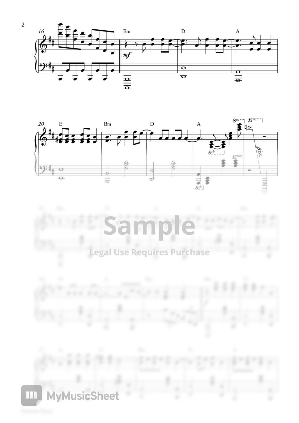 Imagine Dragons - Radioactive (Piano Sheet) by Pianella Piano