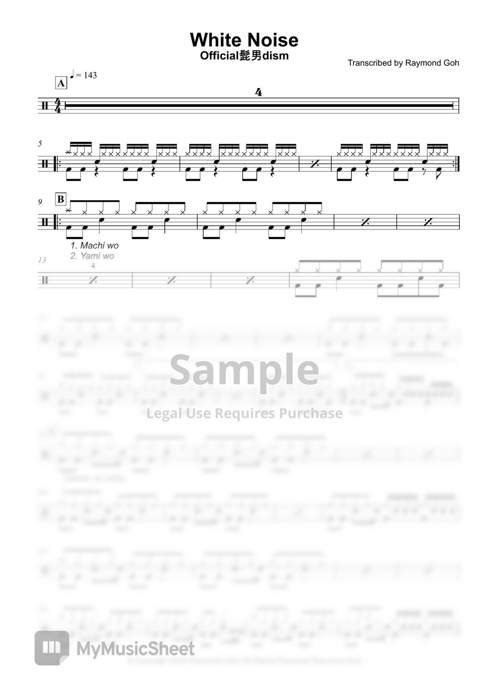 official-hige-dandism-white-noise-tokyo-revengers-op2-by-raymond-goh