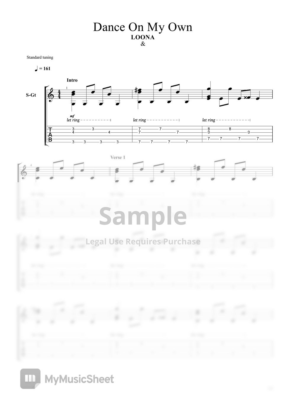 Loona Dance On My Own Sheets