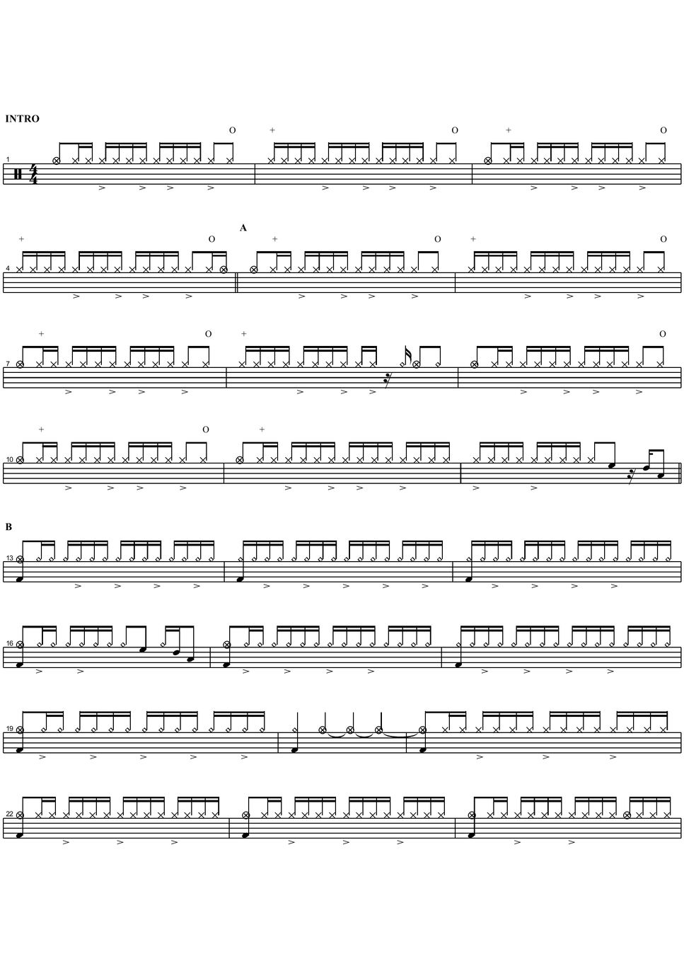 Hillsong united all for love sheet by copydrum