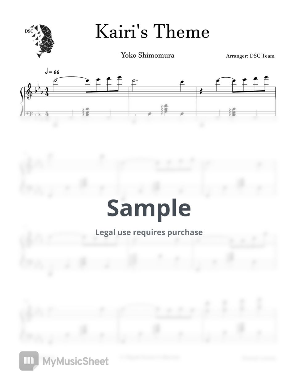 Yoko Shimomura - Kairi's Theme (OST Kingdom Hearts) by Digital Scores Collection