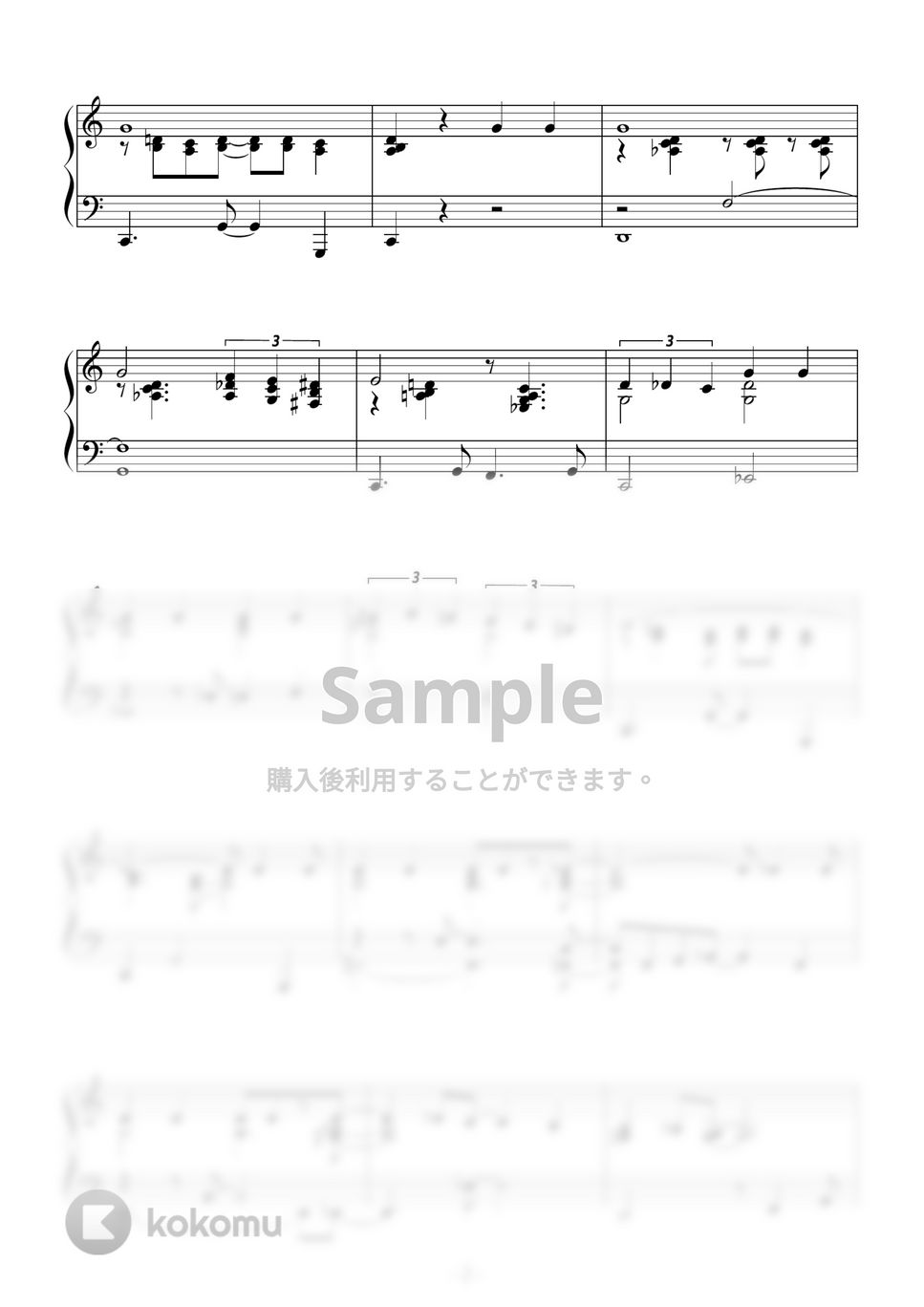 コール・ポーター - Night and Day 楽譜 by Peony