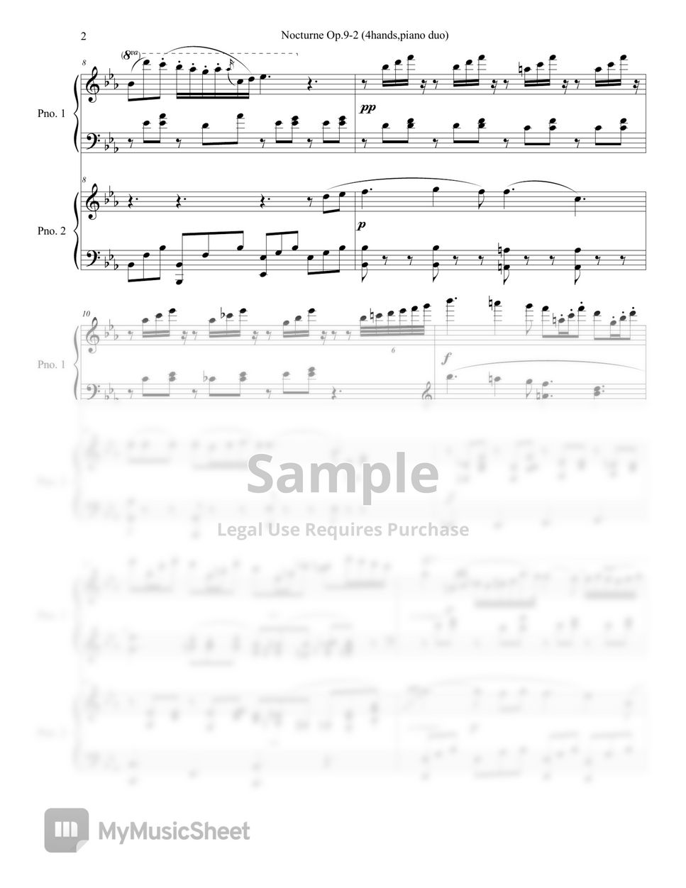 Chopin - Nocturne Op.9-2,duo