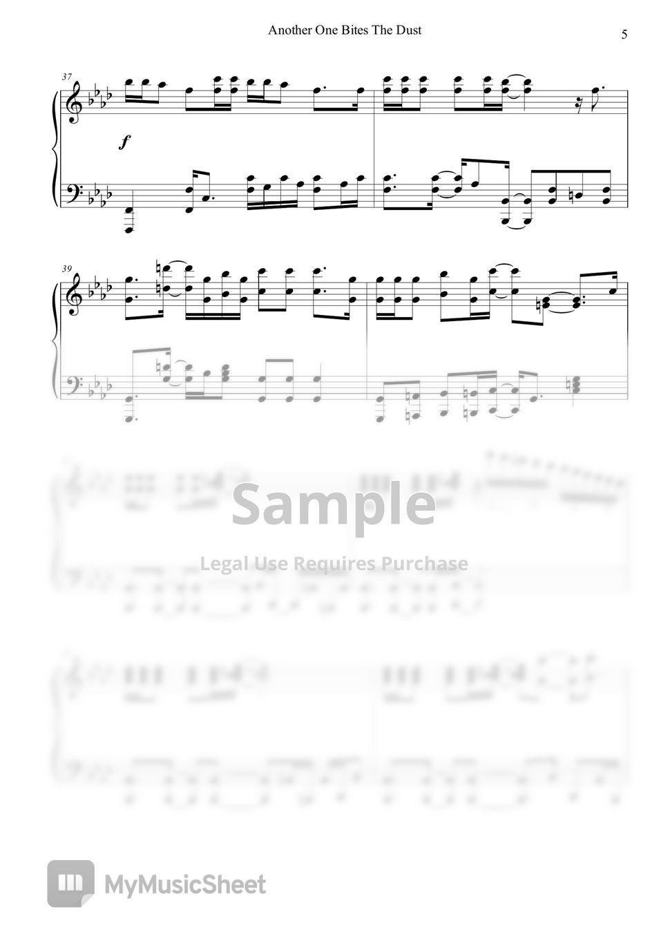 Another one bites the dust – Queen Queen- Another one bites the dust -  grade 1 Sheet music for Drum group (Percussion Ensemble)