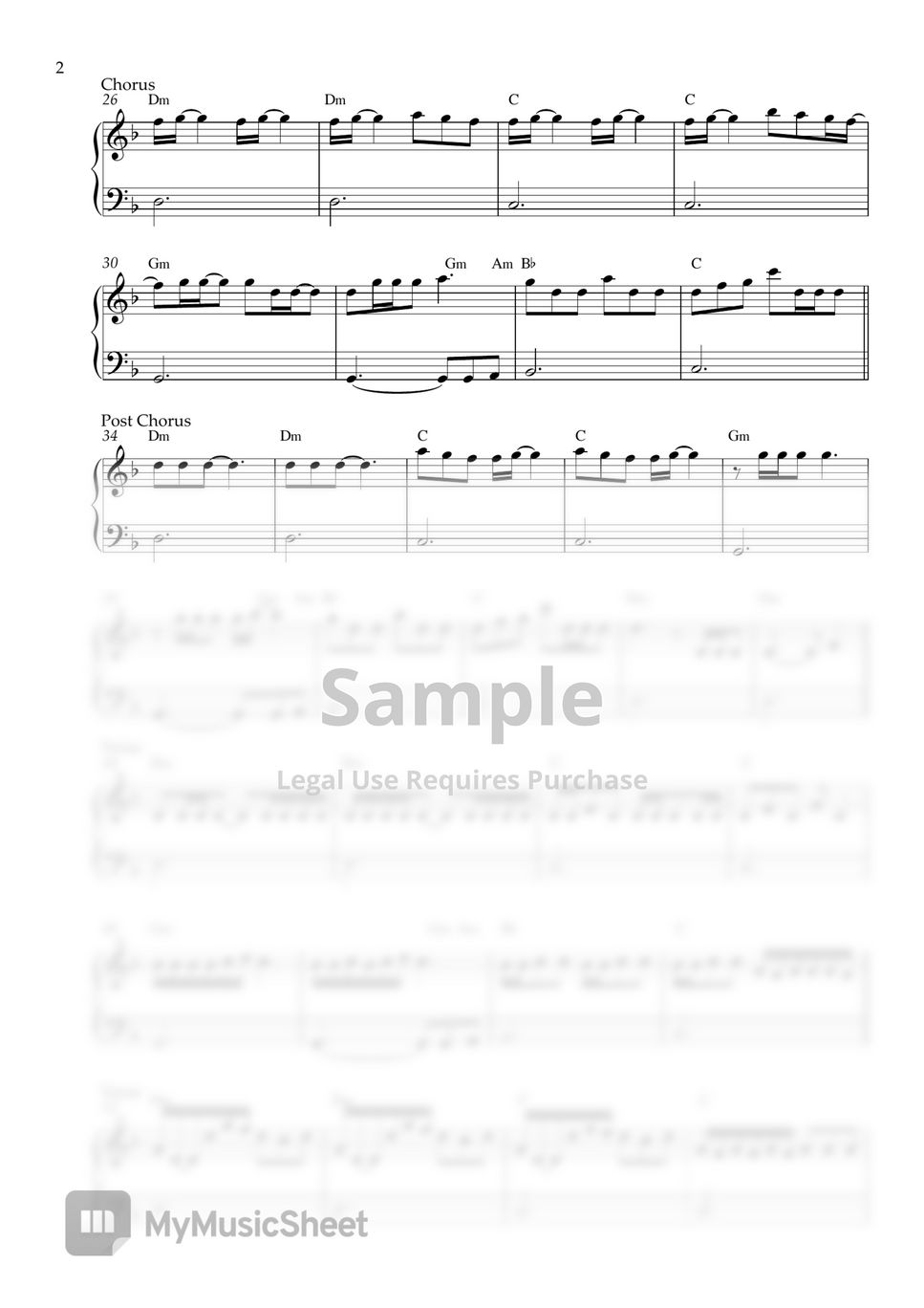 CRIMINAL LOVE - ENHYPEN (EASY PIANO SHEET) by Pianella Piano