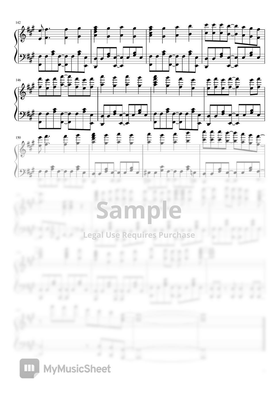 Hikaru Nara-Your Lie in April OP Stave Preview 1-Free Piano Sheet Music &  Piano Chords