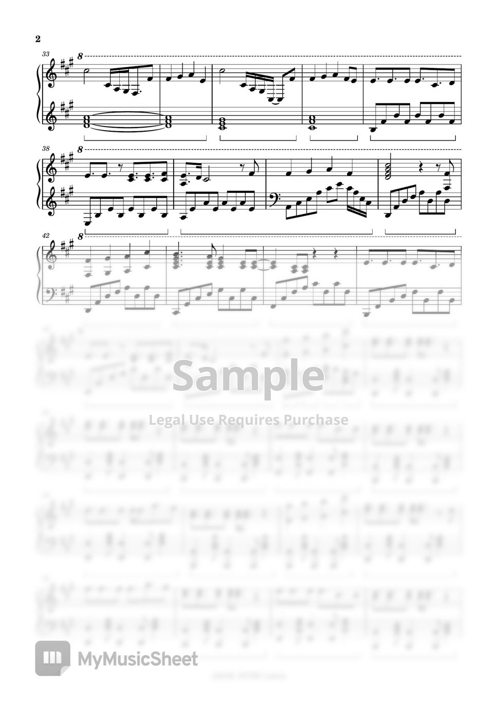 Ditto – NewJeans Ditto Sheet music for Piano (Solo)