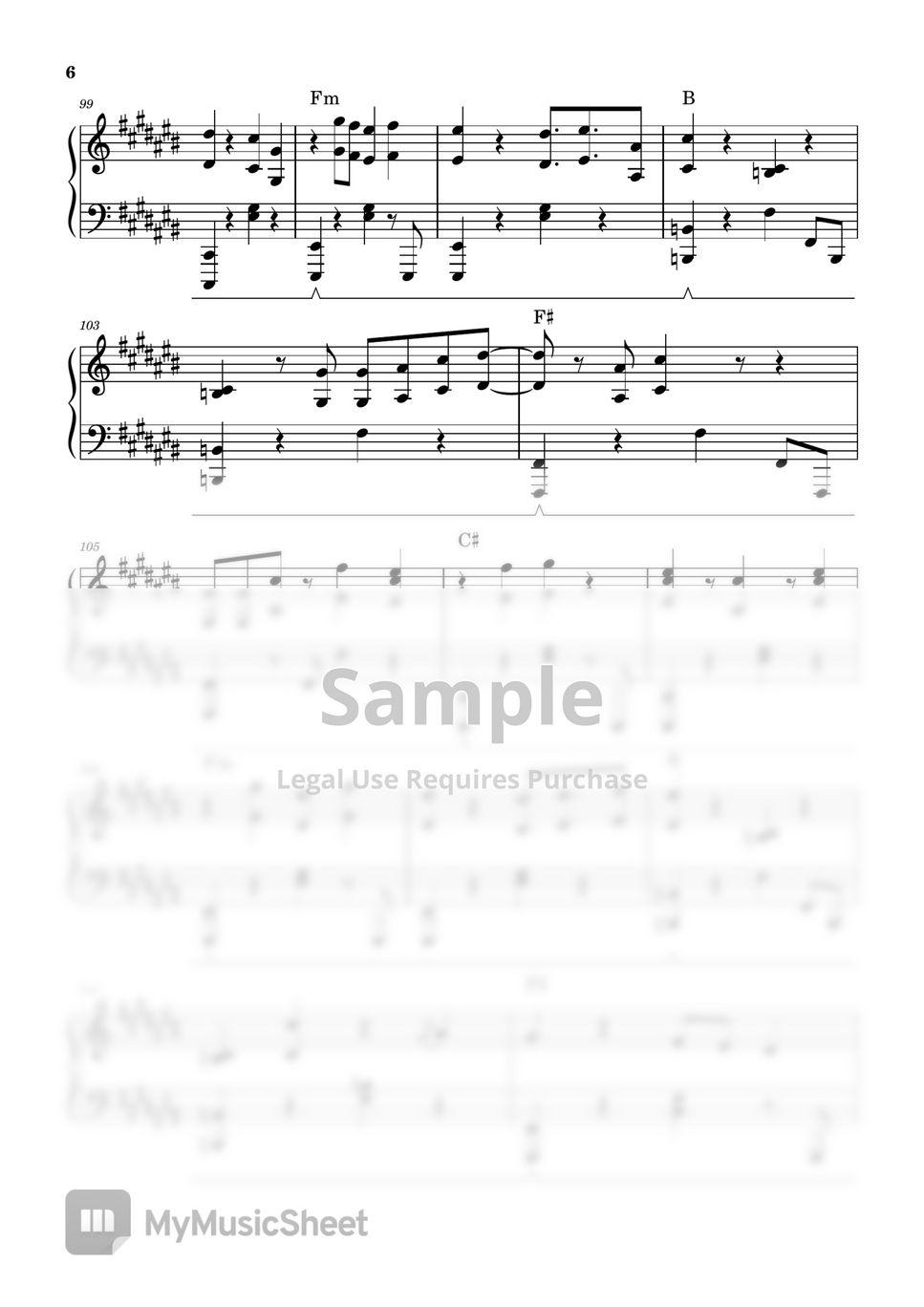 Arthur Nery - Pagsamo (PIANO SHEET) by John Rod Dondoyano