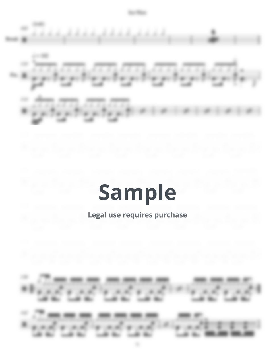 Saga - Ice Nice by Jaslow Drum Sheets