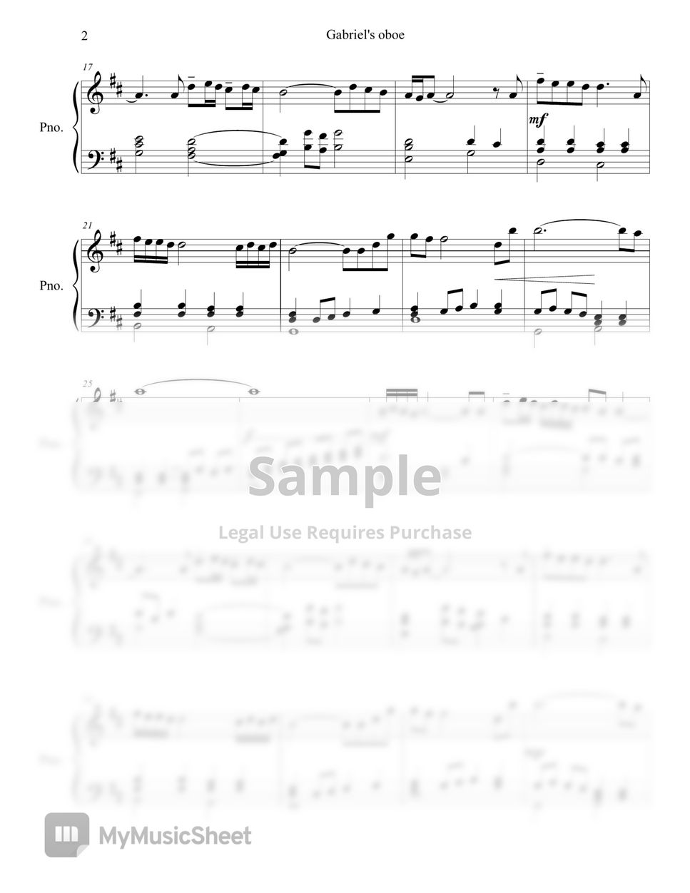 Ennio Morricone - Gabriel's oboe (Nella Fantasia) by Lisamusic
