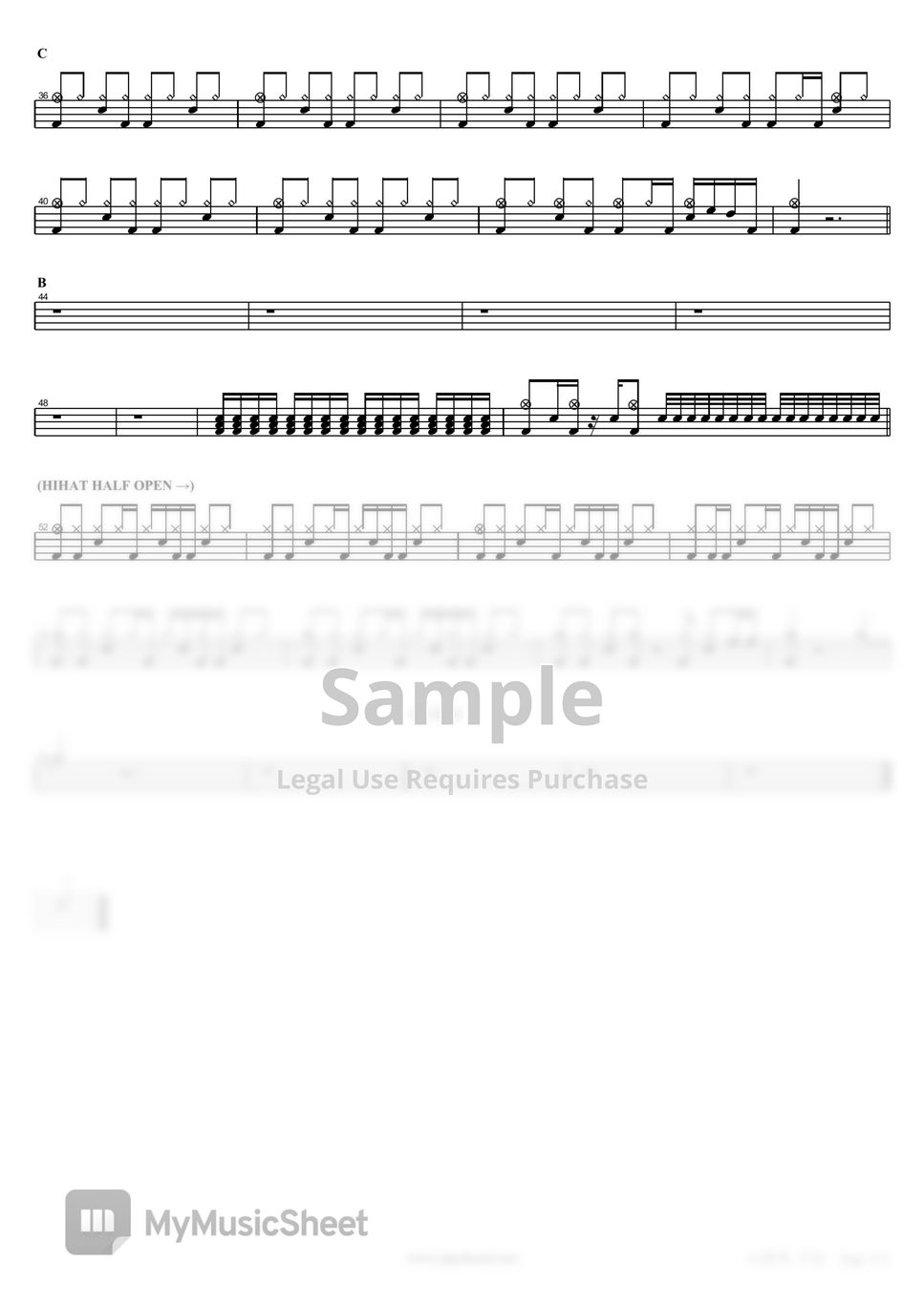 메이트 - 너에게 기대 악보 By Copydrum