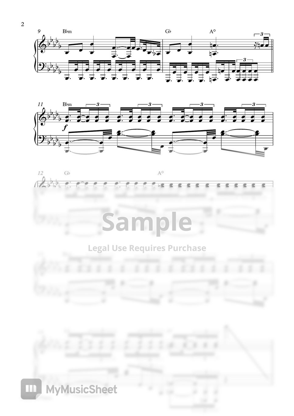Imagine Dragons - Believer (Piano Sheet) by Pianella Piano