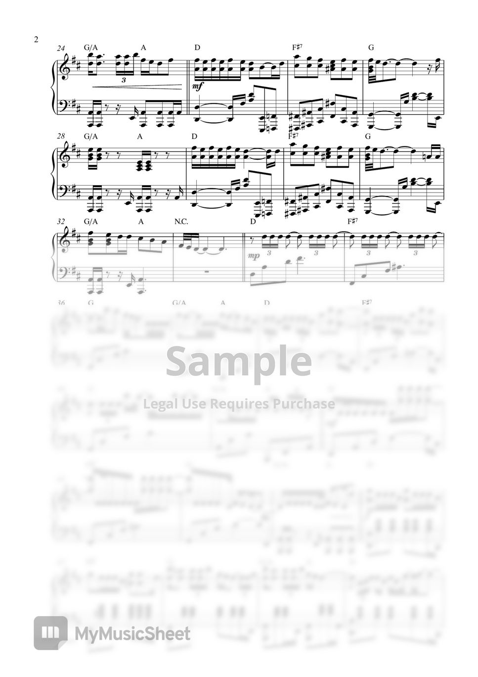 BTS - For Youth (Piano Sheet) by Pianella Piano