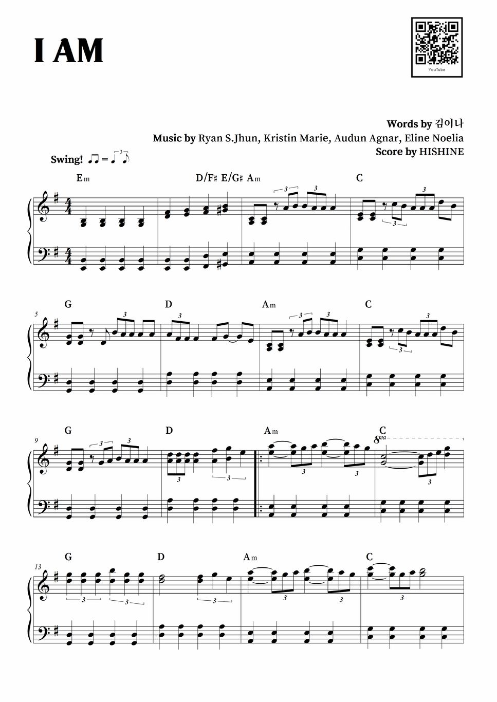 ive-i-am-with-simple-ver-sheets-by-hishine