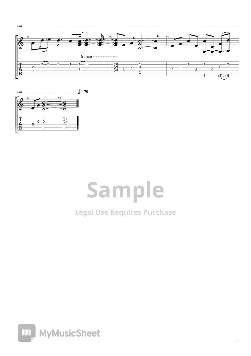 Justin Bieber - Purpose (Guitar) Sheets by Leon Alex