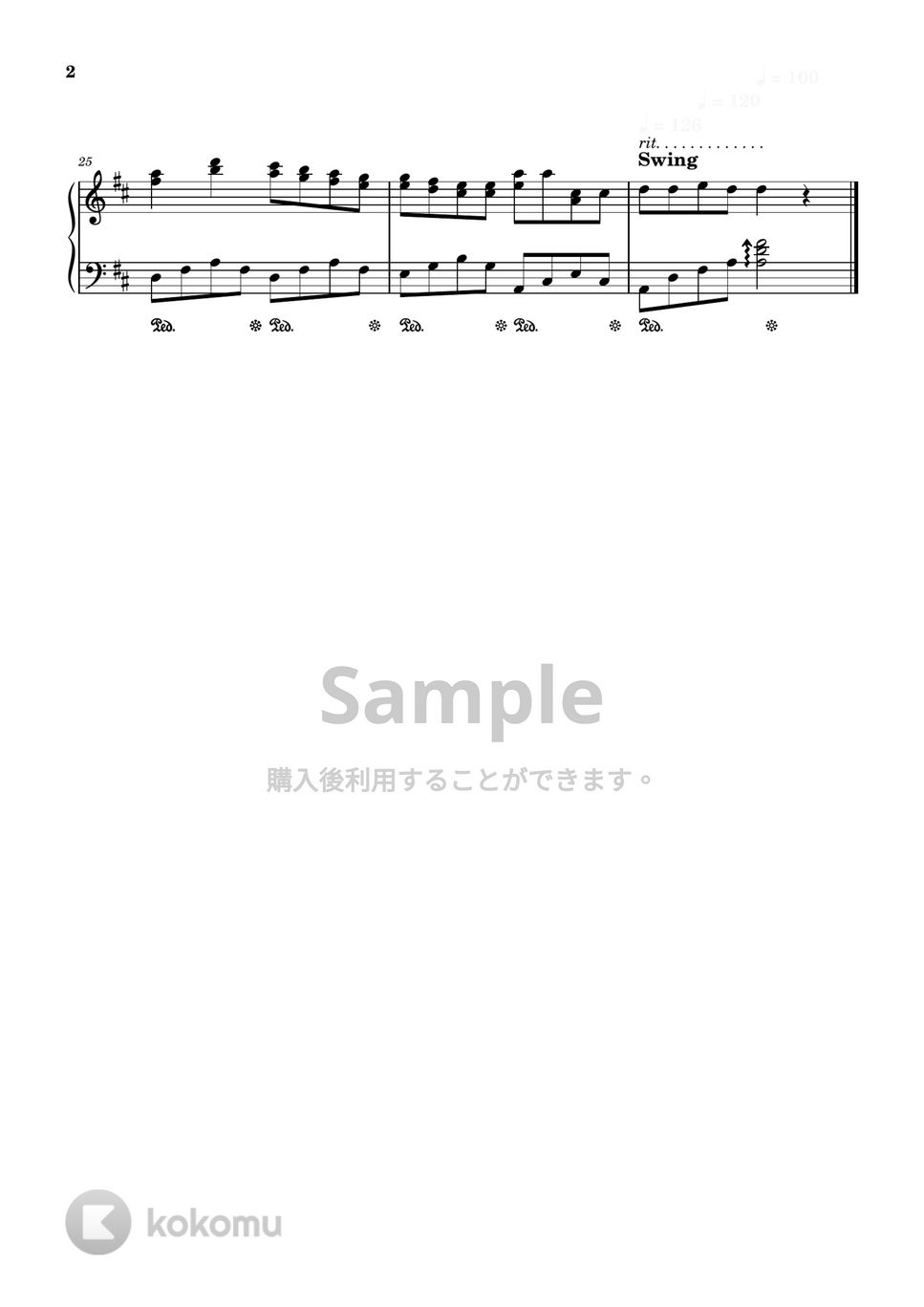 ジェル(すとぷり) - クソだるいの歌 (ピアノソロ譜) by 萌や氏