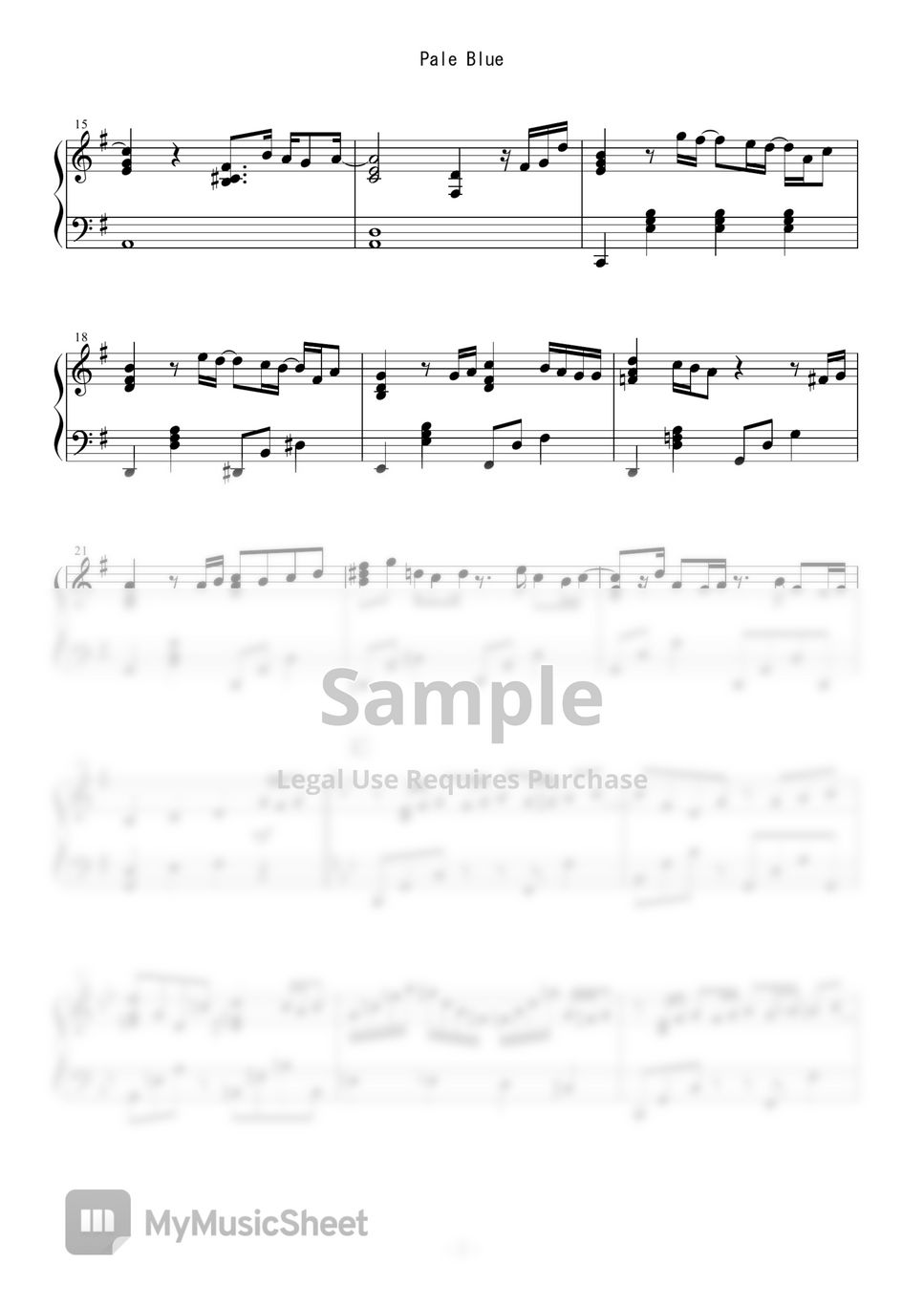 Kenshi Yonezu Pale Blue Sheets by Oshamanbe