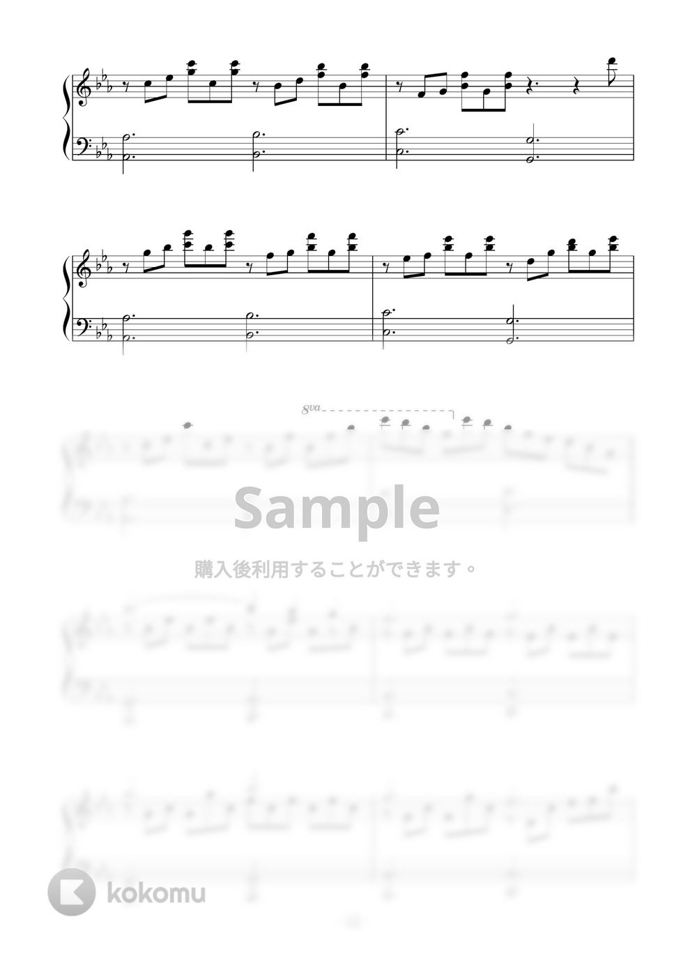 アニメ『ユーリ!!! On Ice』OST - Yuri on Ice ピアノ楽譜PDF | Peony