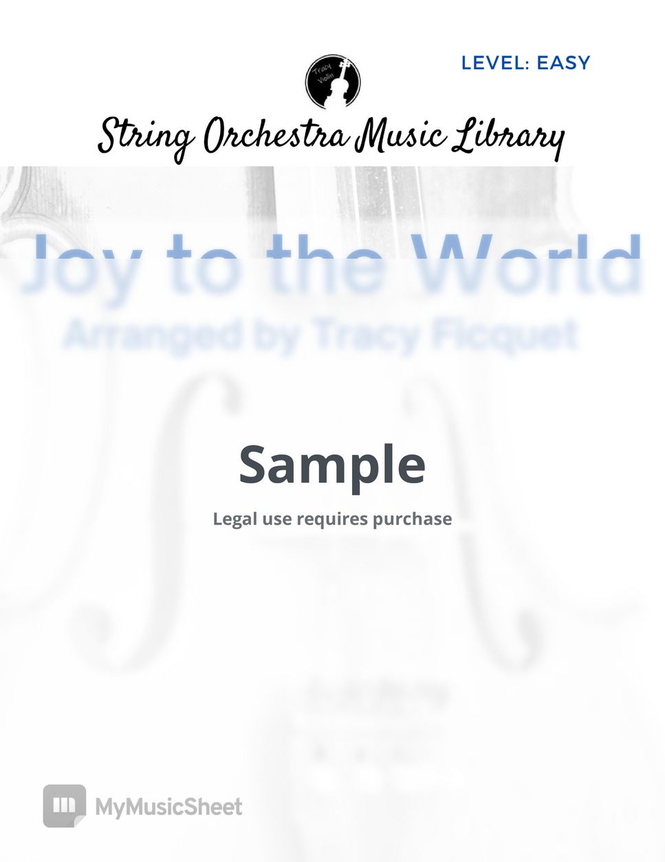 Traditional - Joy to the World by Tracy Ficquet
