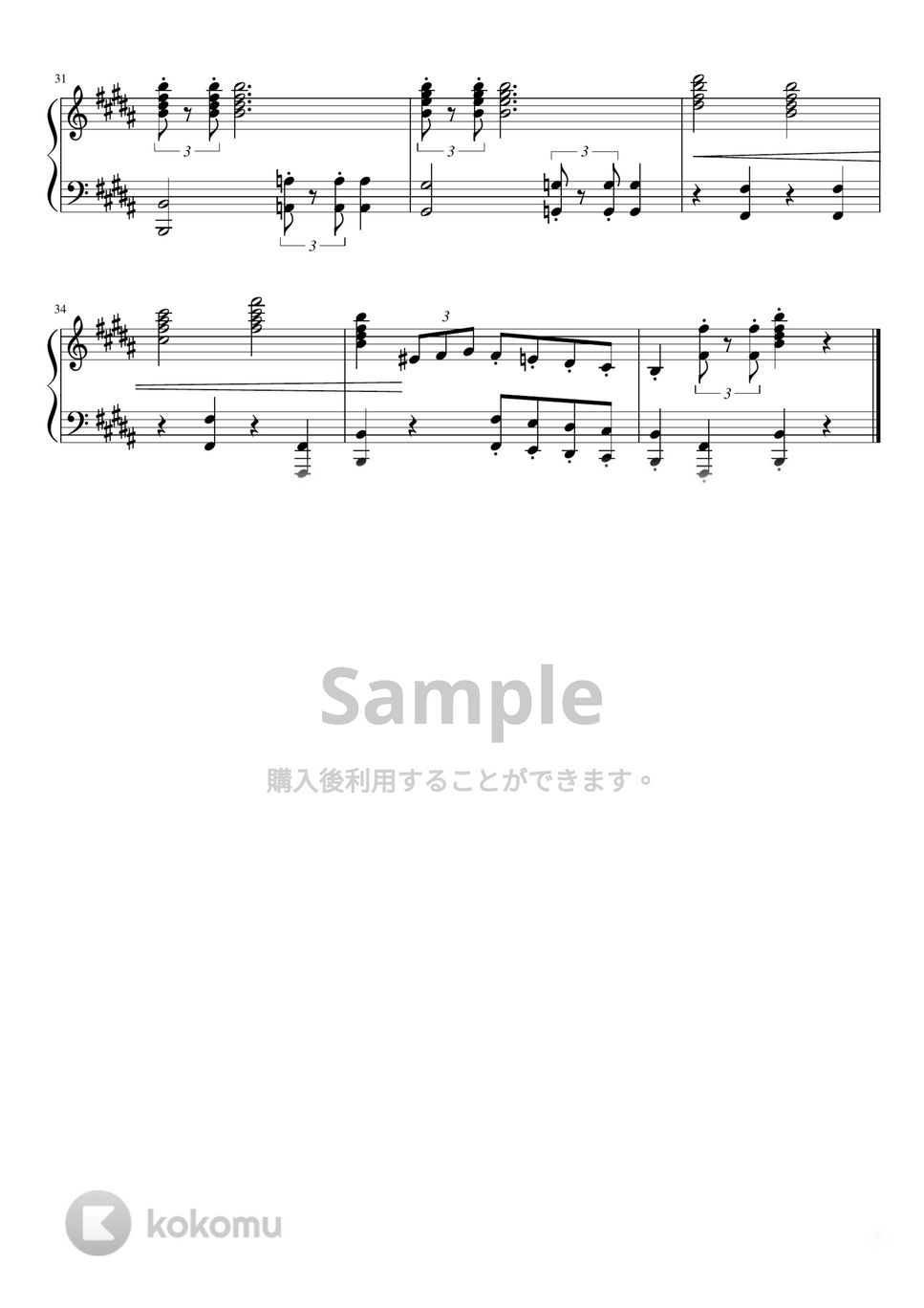 jimmie dott - ミッキーマウスマーチ (ピアノソロ上級) by pianon楽譜