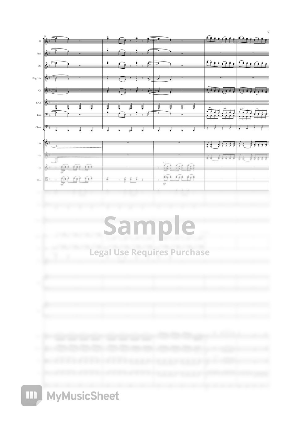 Joe Hisaishi - My Neighbor Totoro for Orchestra - Score and Part by Melodyphony