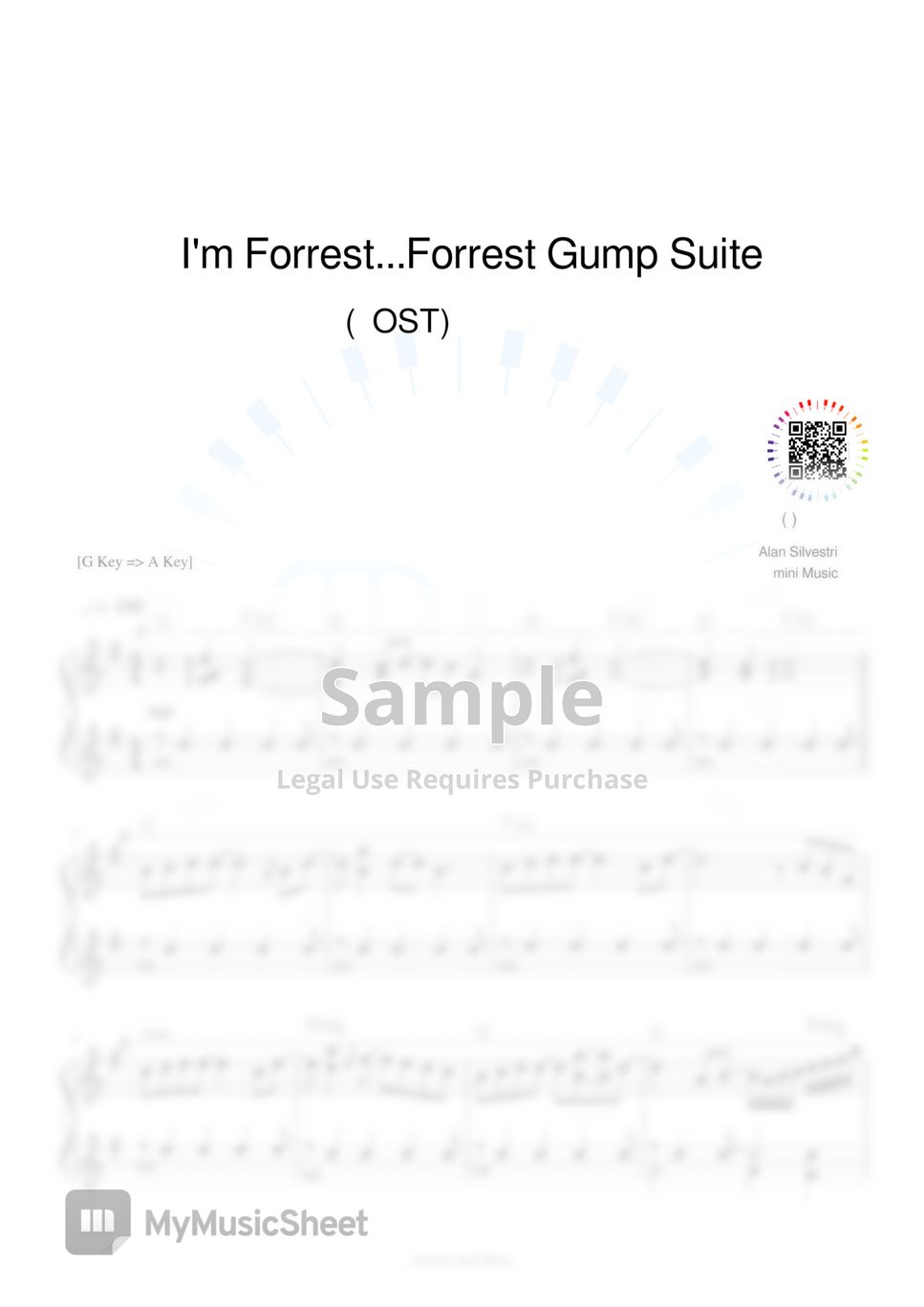 Forrest Gump OST - I'm Forrest... Forrest Gump (Forrest Gump OST) by mini Music