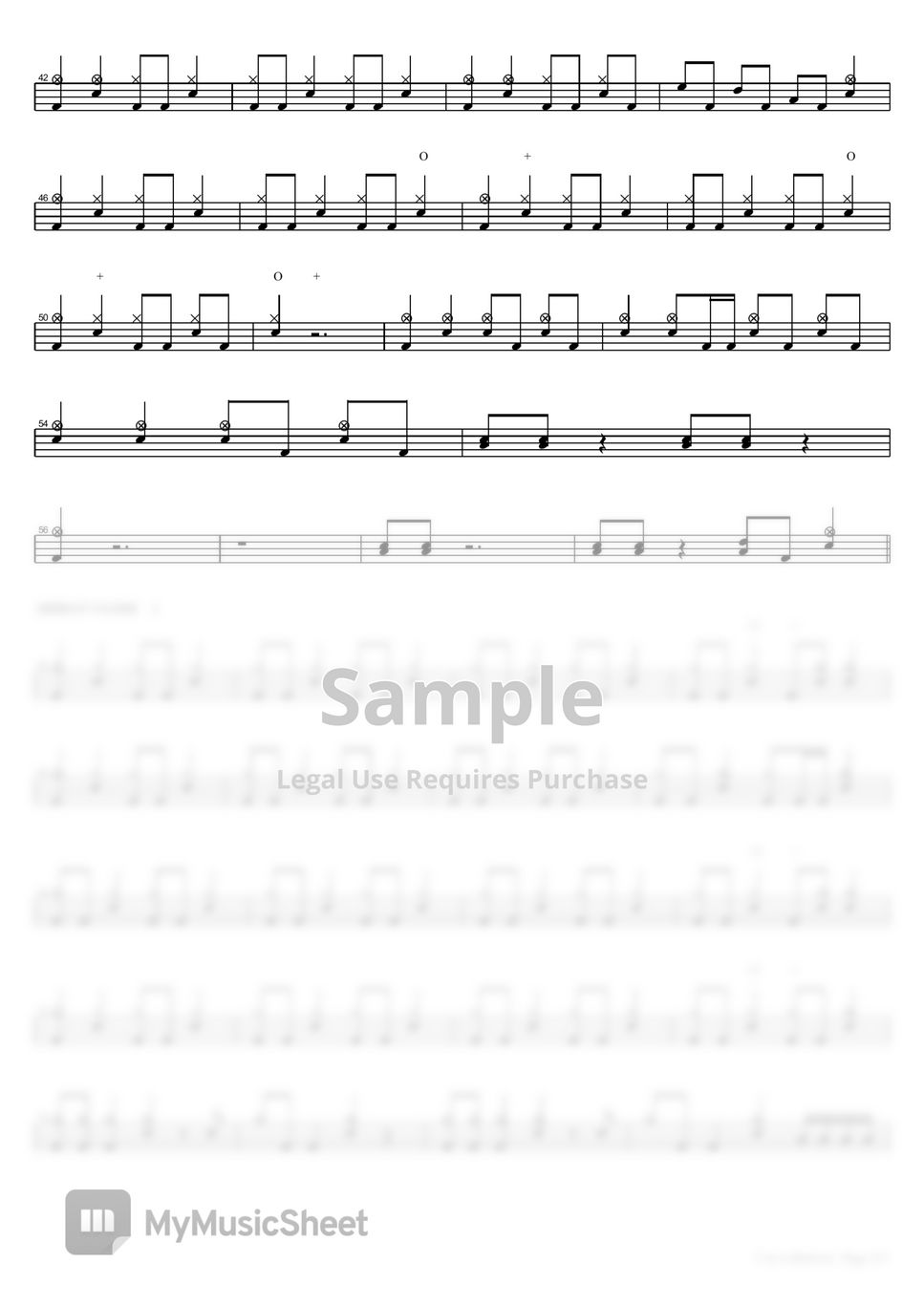 spyair-i-m-a-believer-sheets-by-copydrum