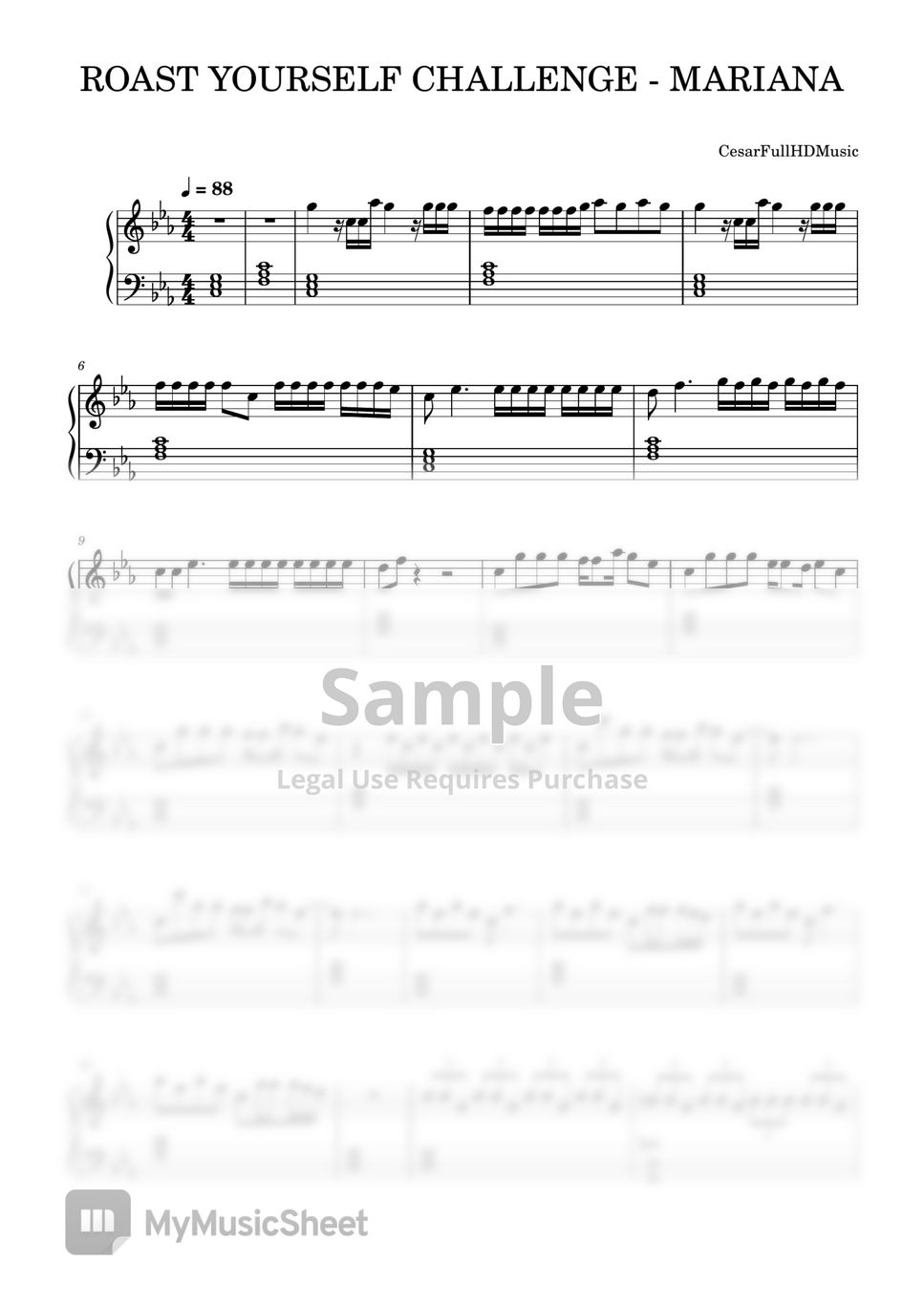 mariana-roast-yourself-challenge-sheets