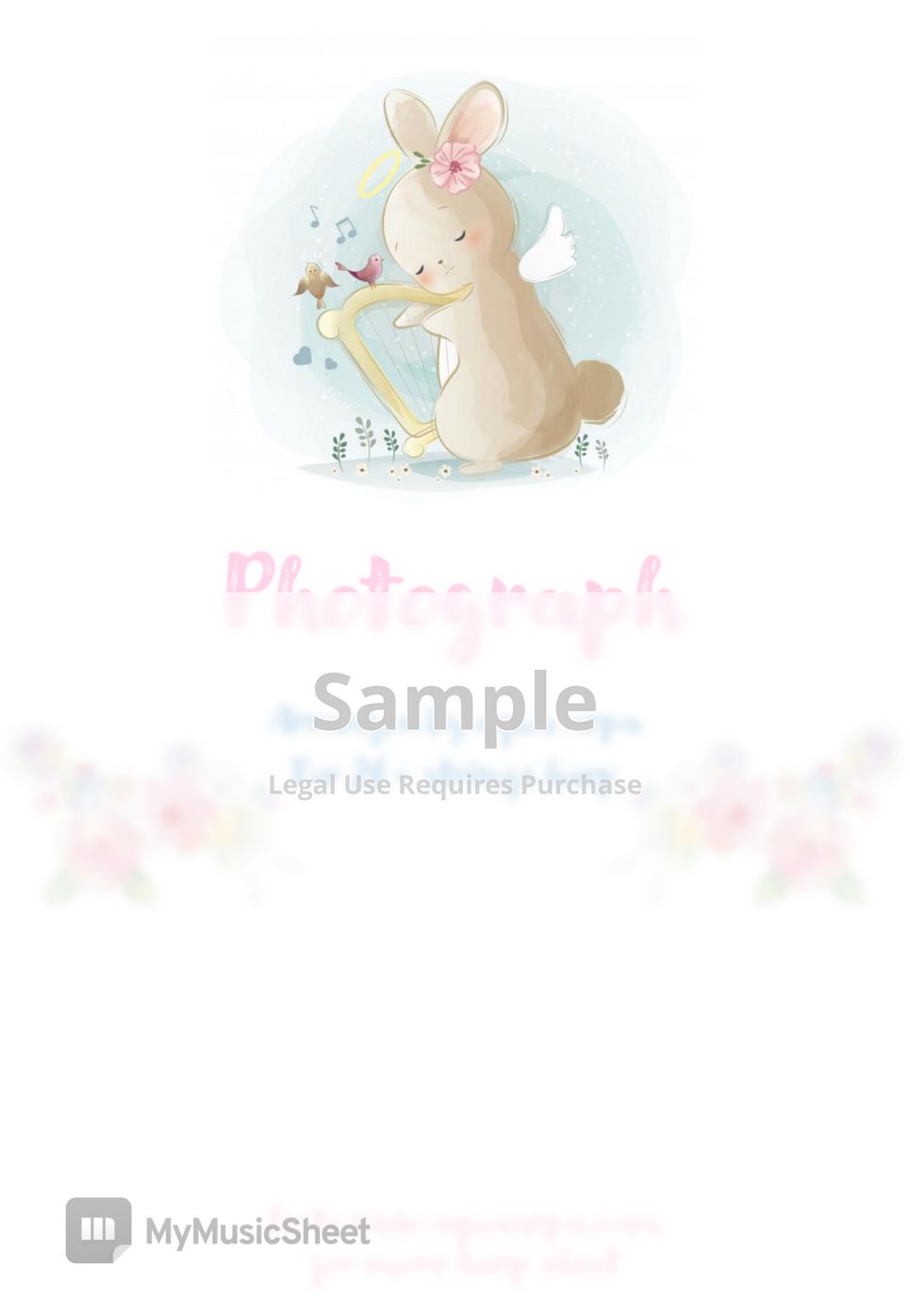 Ed Sheeran [Harp豎琴] Photograph Sheets by aquaarpa