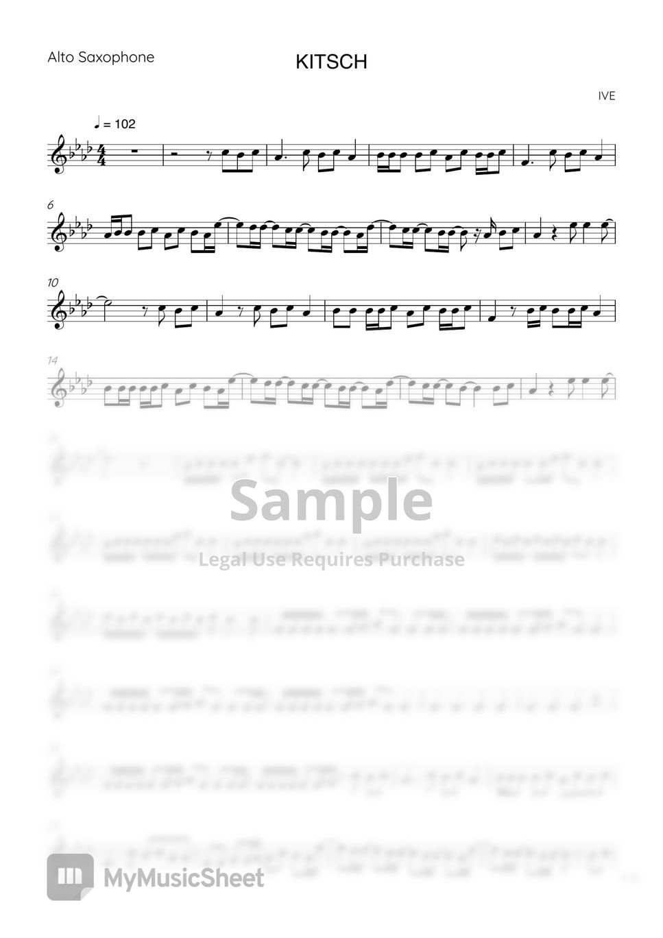 IVE KITSCH Sheets by JL