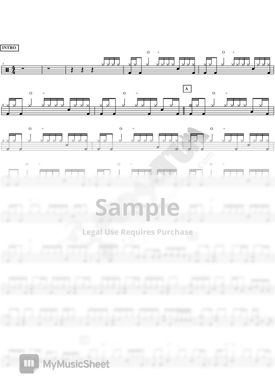 two ton shoe paper bag 악보 by COPYDRUM