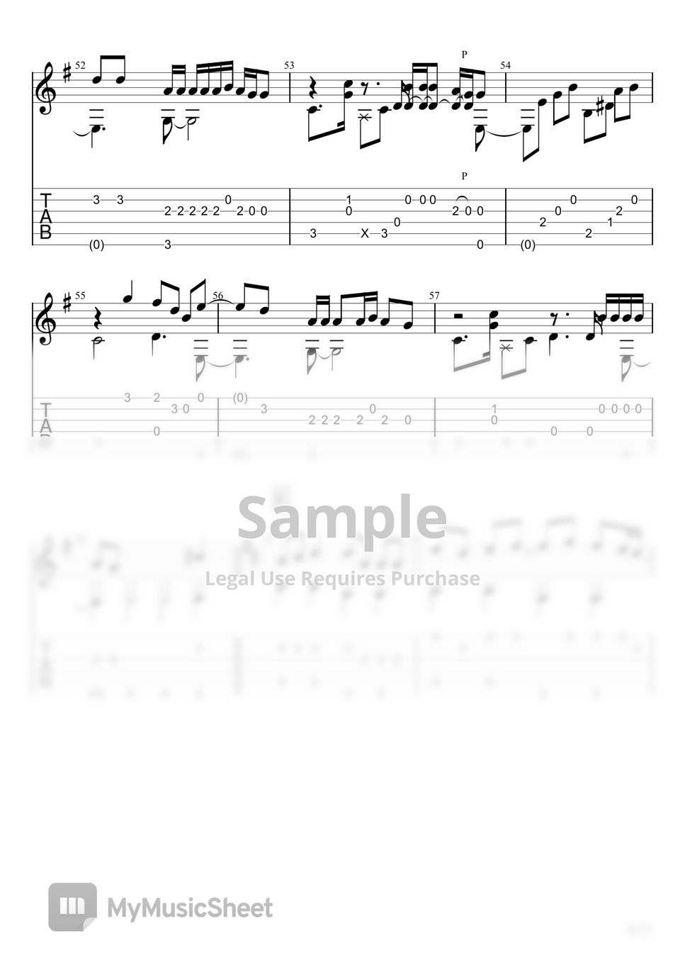 Yorushika - Night Journey (Fingerstyle) Sheets by u3danchou