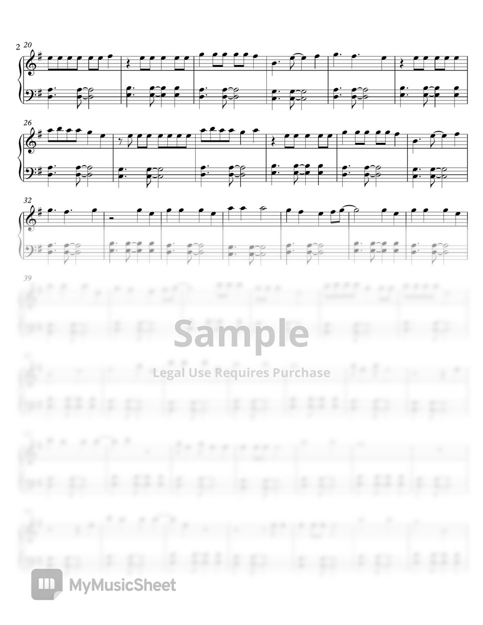 Playing With Fire (불장난) - BLACKPINK Sheet music for Piano (Solo