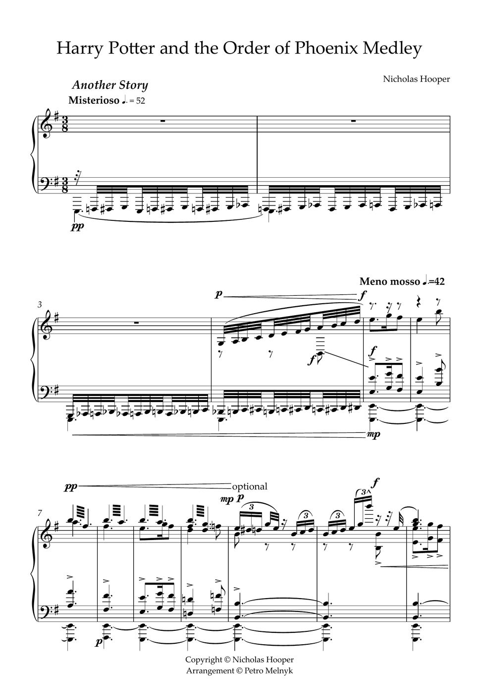 Nicholas hooper harry potter and the order of phoenix medley