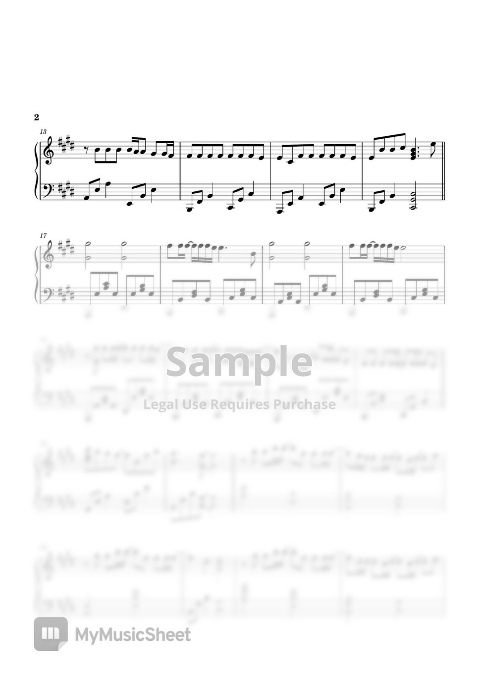 Taylor Swift AntiHero (Original Key) Sheets by IRUM MUSIC