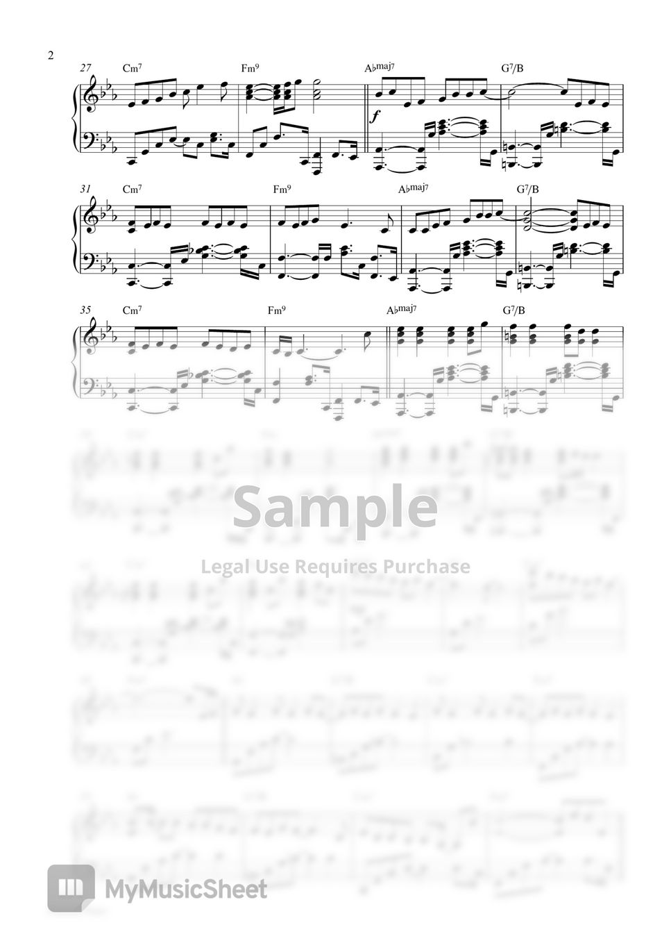 Jimin - Alone (Piano Sheet) Sheets by Pianella Piano