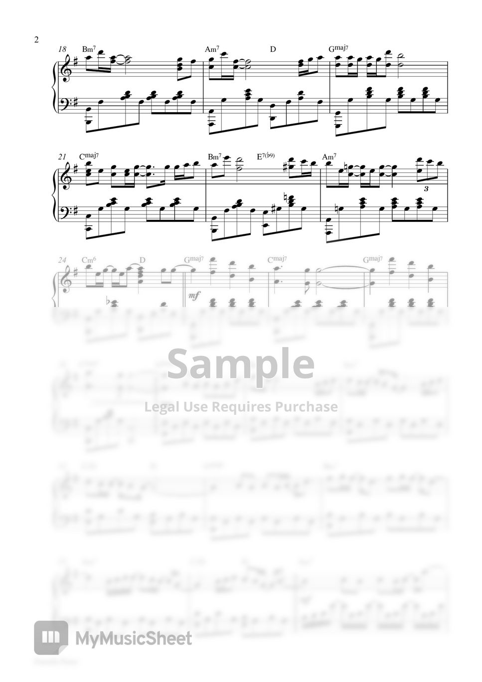 Jisun - Heart to heart (Piano Sheet) by Pianella Piano