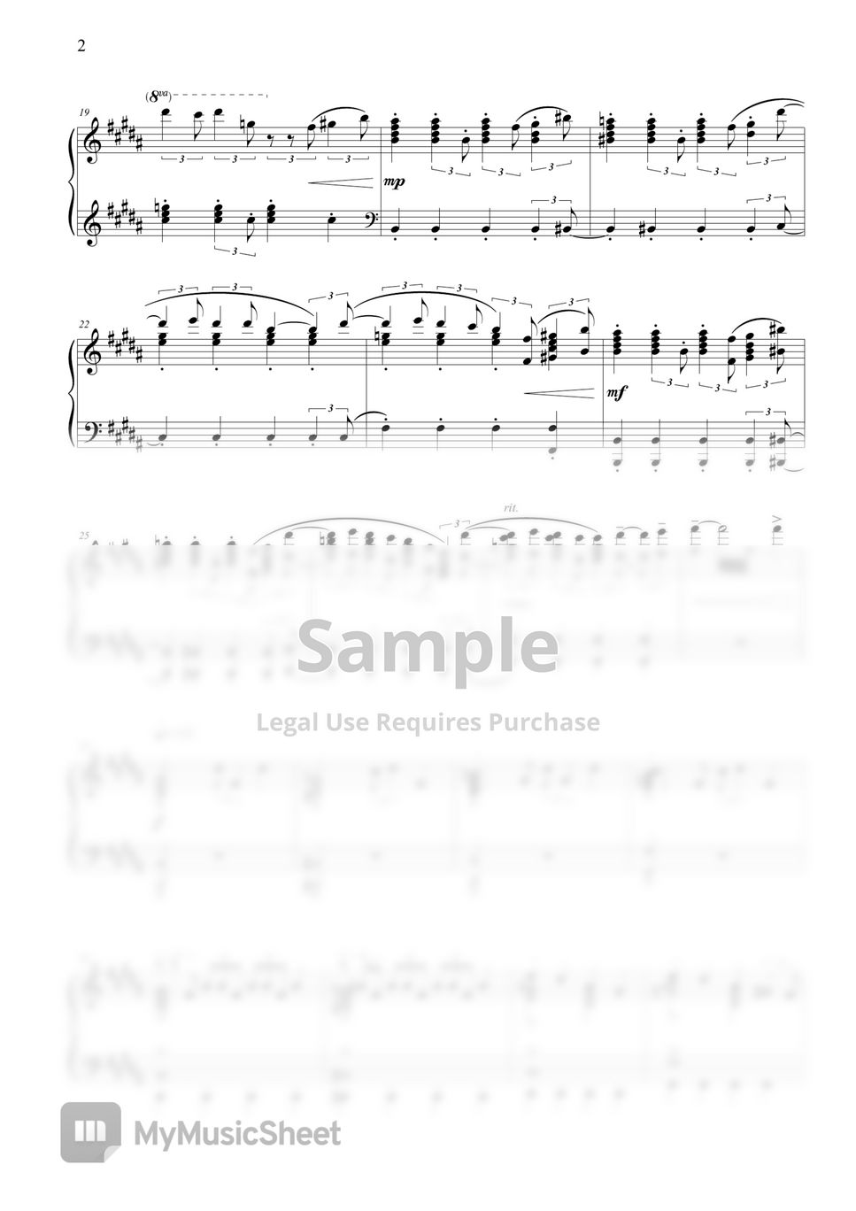 JVKE this is what falling in love feels like Notenblatt by THIS IS PIANO