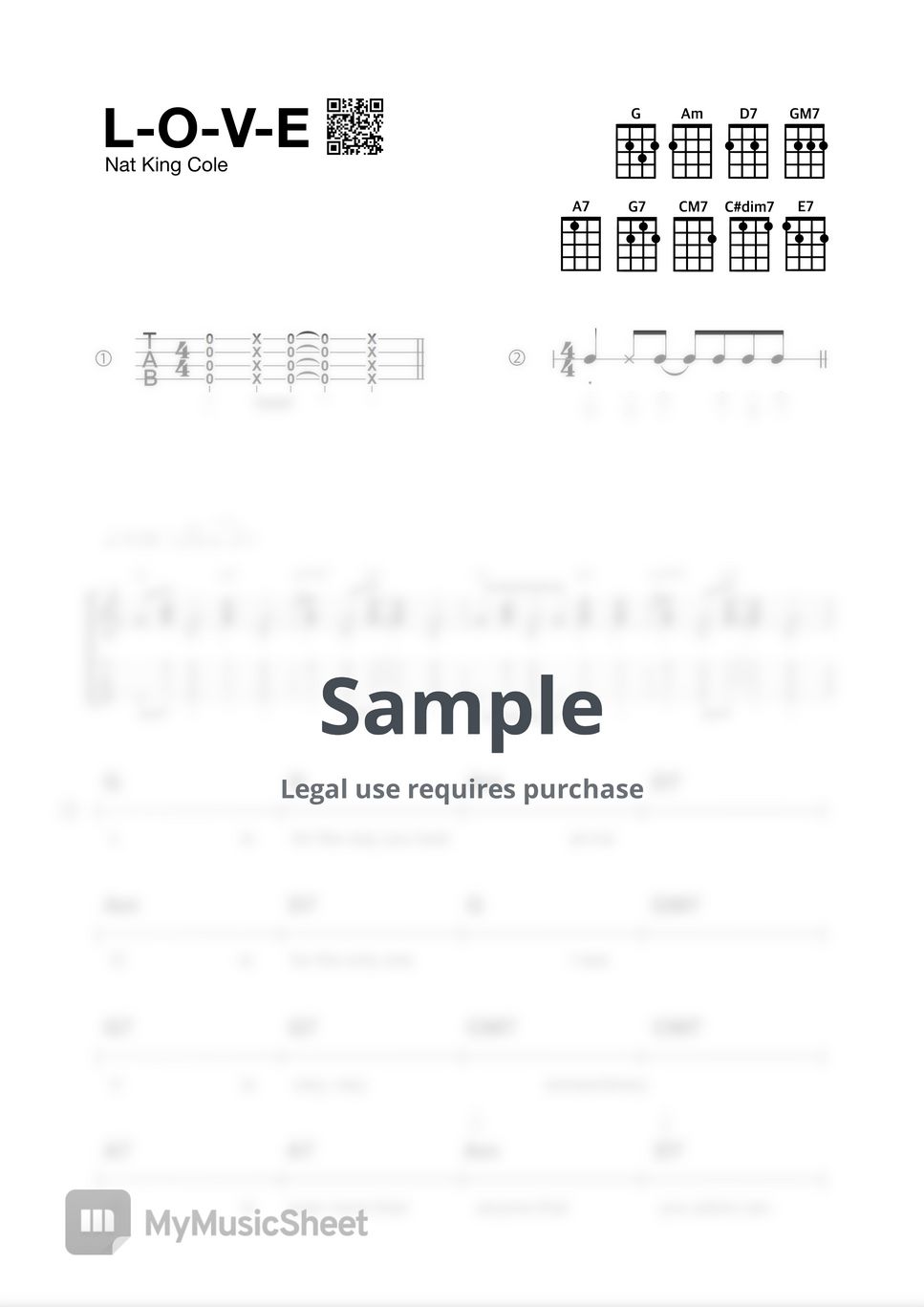 Nat King Cole L O V E Sheets By Cheeza