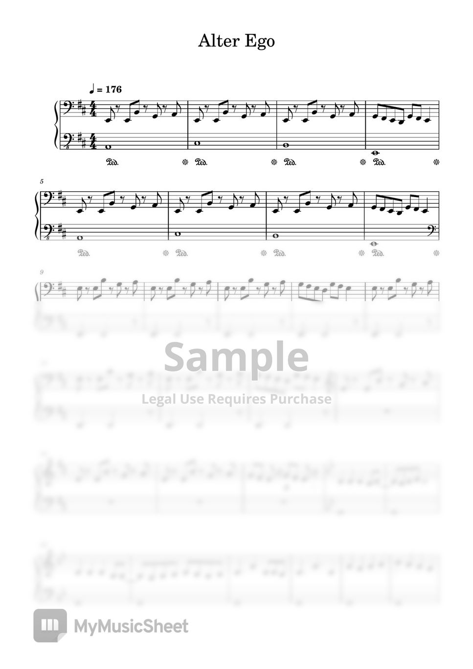 Misumi Alter Ego (pianoe) 악보 by Cheesesticksanddoritoes