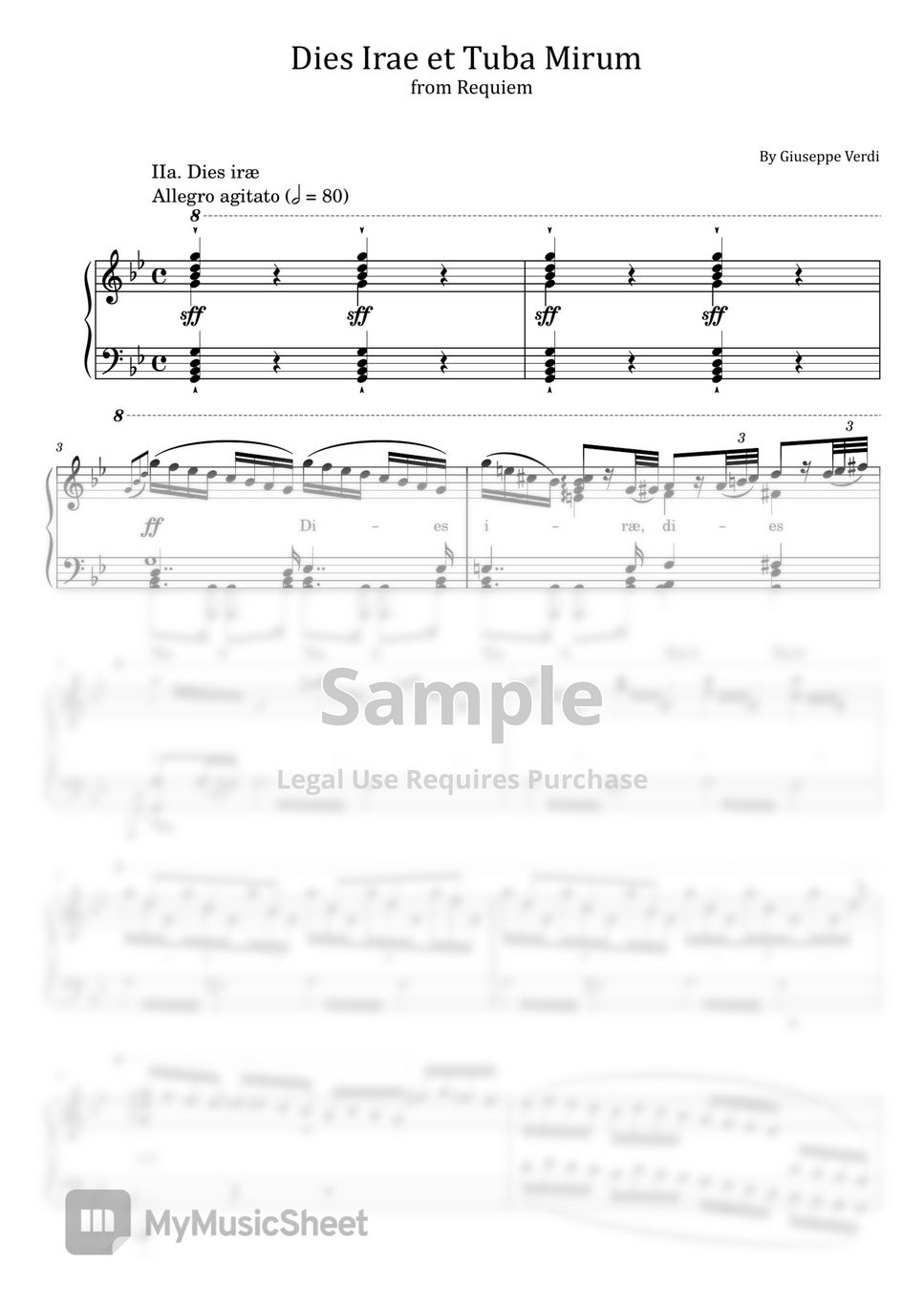 Giuseppe Verdi Dies Irae et Tuba Mirum (Verdi Dies Irae et Tuba