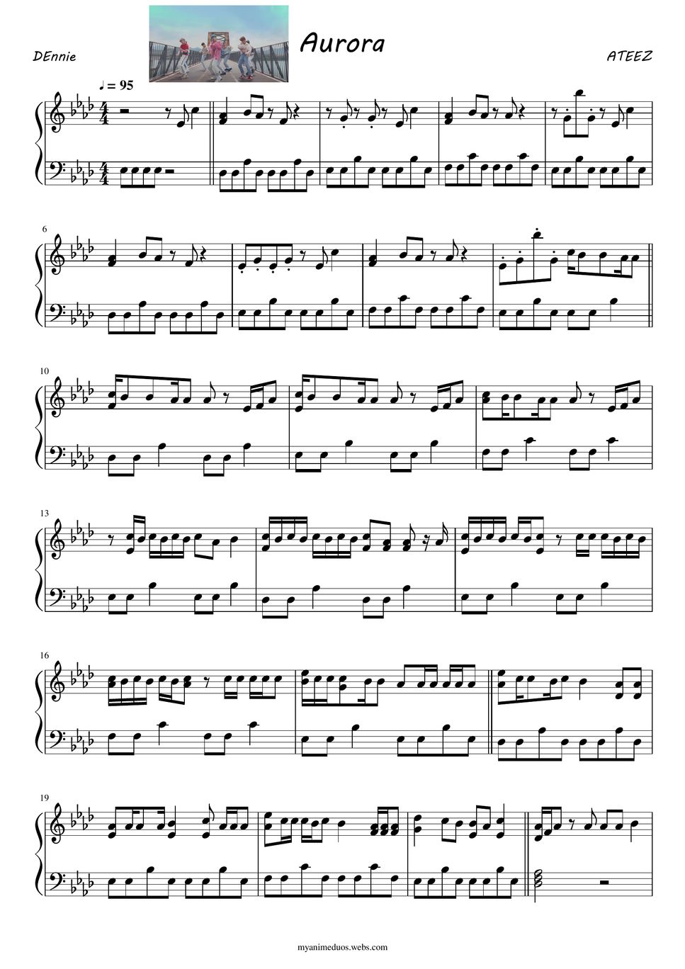 ATEEZ Aurora Sheets by DEnnie