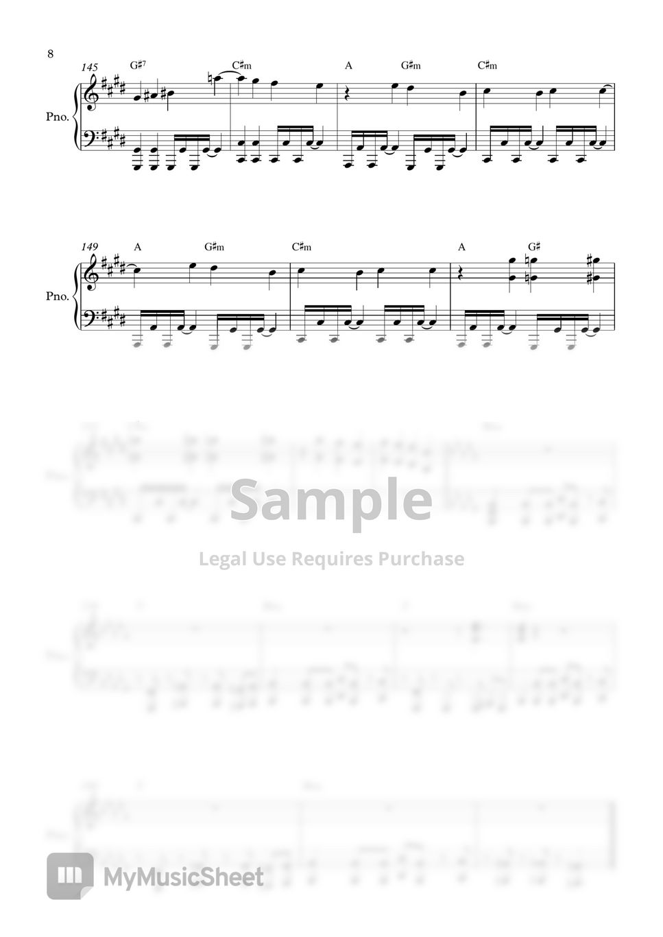 Kenshi Yonezu - KICK BACK (Chainsaw Man OP) by PIANOiNU