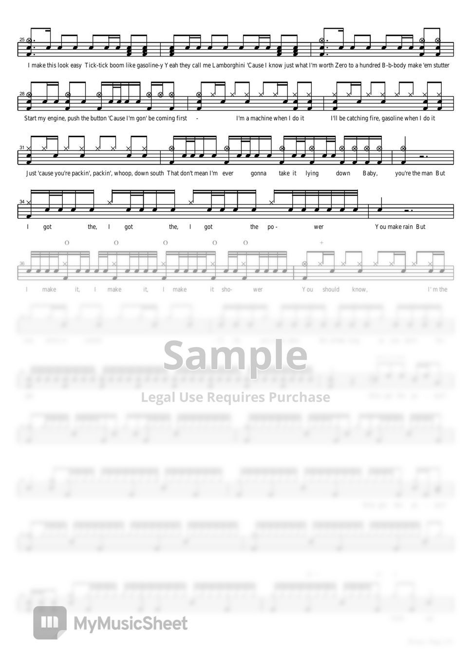 Little Mix Power Sheets by COPYDRUM